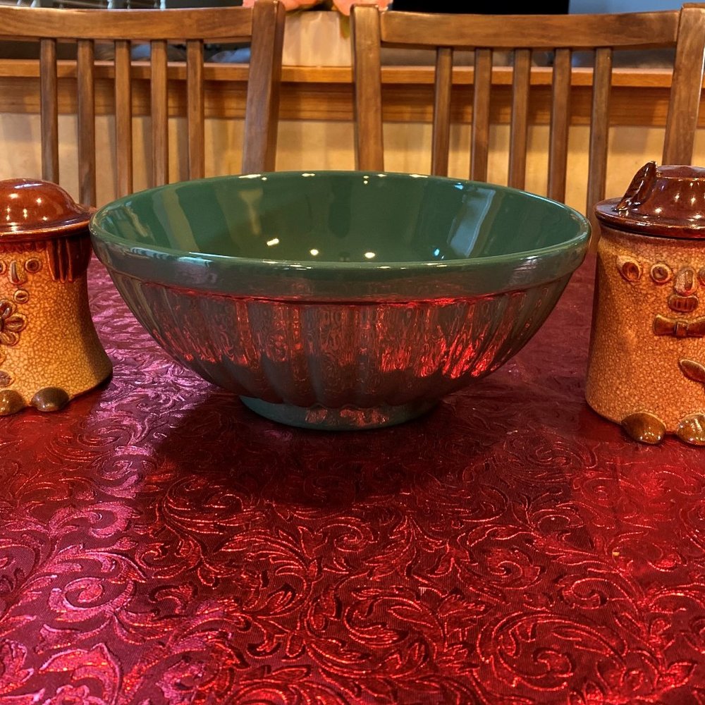 #Not-for-Sale.......Haeger Bowl Green Large Decor